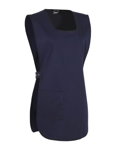Blouse chasuble travail femme marine cotepro