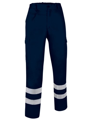 Pantalon de travail reflechissant basique Drill cotepro marine