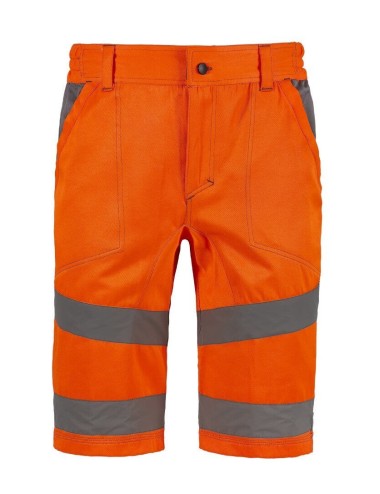 Bermuda travail haute visibilite Aldrin orange North Ways cotepro