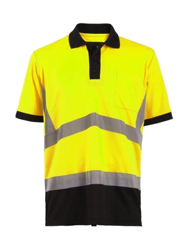 Polo haute visibilite jaune ou orange Apollo North Ways cotepro