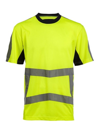 Tee shirt haute visibilite jaune ou orange Armstrong North Ways cotepro jaune
