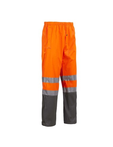 Pantalon pluie haute visibilite Griffis orange North Ways cotepro