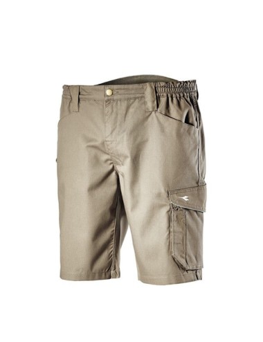 Bermuda travail homme poly Diadora Utility cotepro beige