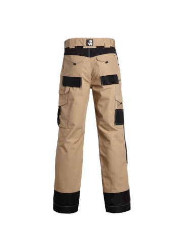 Pantalon travail robuste Adam beige North Ways cotepro vue 2