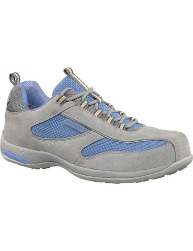 Chaussure securite femme Antibes S1 bleu ciel blanc vue 1 cotepro.fr