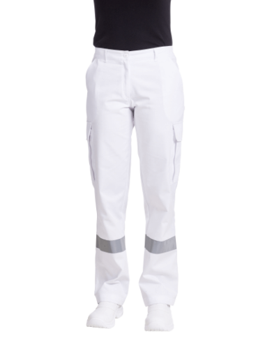 Pantalon ambulancier femme marine ou blanc Remi 5200 cotepro blanc