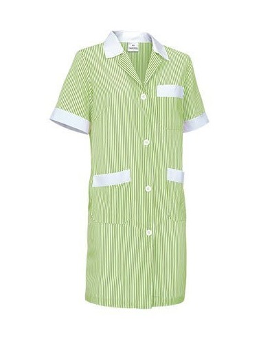 Blouse travail femme manches courtes Alanis cotepro vert