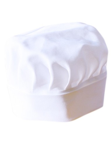 Toque cuisinier blanche 100 % coton LMA cotepro