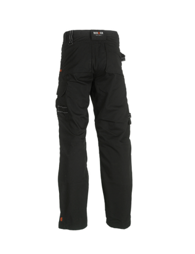 Pantalon travail multipoches deperlant Apollo Herock cotepro noir