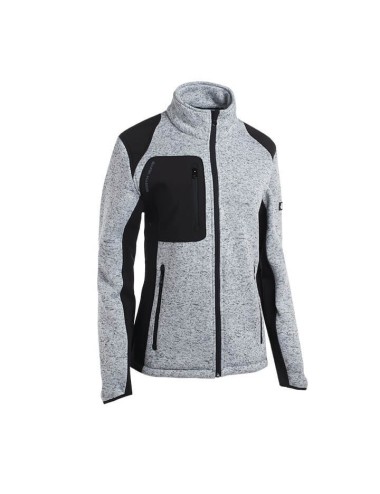 Veste travail femme molletonnee Louise North Ways cotepro gris