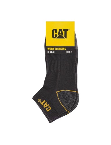 Lot 3 chaussettes travail tiges courtes Caterpillar noir cotepro.fr