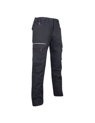 Pantalon de travail battle basalte canvas LMA noir vue 1 cotepro.fr