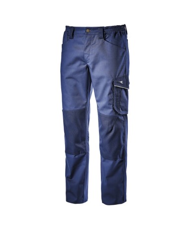Pantalon travail genouilleres Rock Poly Diadora cotepro navy