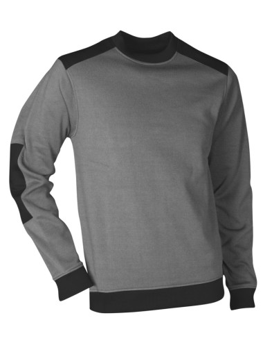 Sweat travail col rond Atlanta gris LMA cotepro