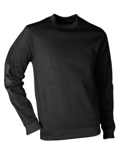 Sweat travail col rond Atlanta noir LMA cotepro