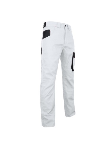 Pantalon travail homme blanc Facade LMA cotepro