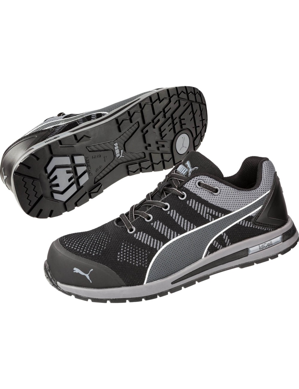 Basket securite Puma Elevate black knit S1P SRC cotepro