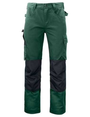 Pantalon travail poches genouilleres 5532 Projob noir ou vert cotepro