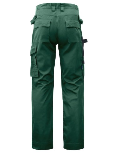 Pantalon travail poches genouilleres 5532 Projob noir ou vert cotepro