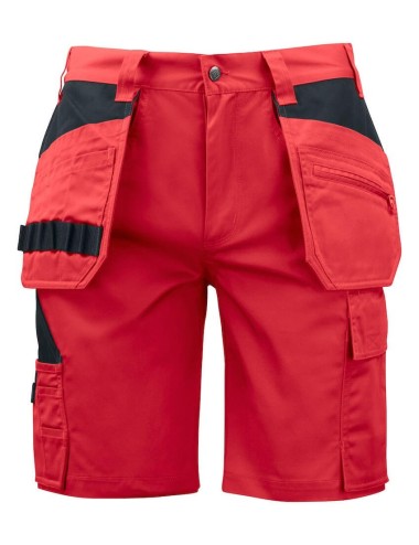 Bermuda travail poches flottantes 5535 Projob rouge beige cotepro
