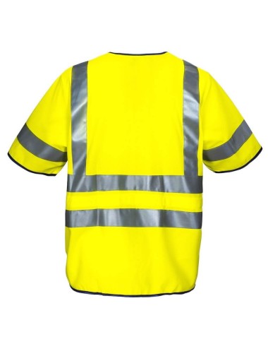 Gilet haute visibilite manches courtes classe 3 Projob 6707 jaune cotepro