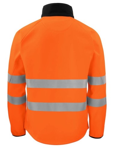 Veste softshell haute visibilite 6432 Projob orange fluo cotepro