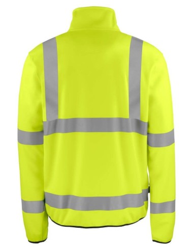 Veste softshell haute visibilite legere 6105 Projob jaune fluo cotepro