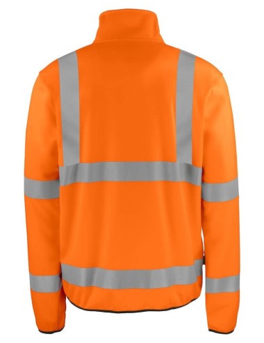 Veste softshell haute visibilite legere 6105 Projob orange fluo cotepro
