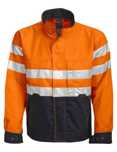 Blouson haute visibilite 6401 Projob orange fluo cotepro