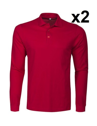 Polo pique manches longues lot 2 Surf RSX Printer cotepro