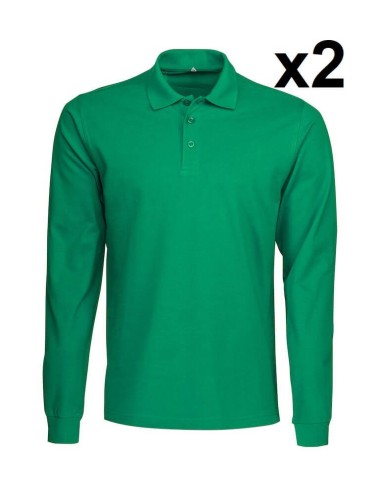 Polo pique manches longues lot 2 Surf RSX Printer cotepro