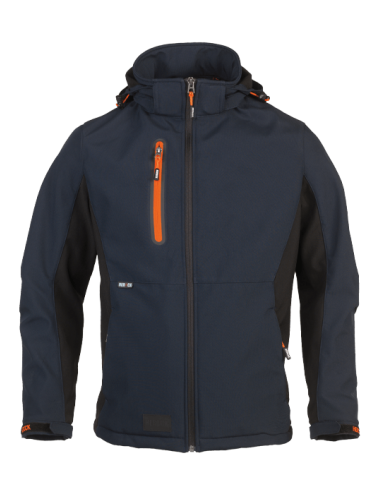 Veste softshell impermeable trystan Herock cotepro marine