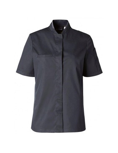 Veste cuisine femme manches courtes Blackstitch Molinel cotepro