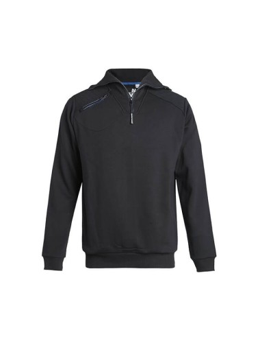 Pull travail col camionneur Largo NW cotepro noir