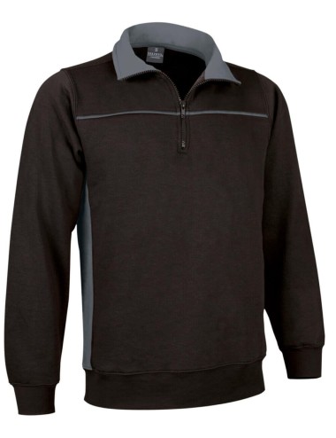 Sweat travail bicolore Thunder cotepro orange/noir
