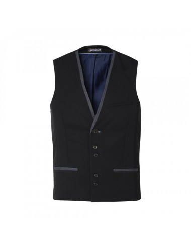 Gilet service homme bar hotellerie fitn blue Molinel cotepro