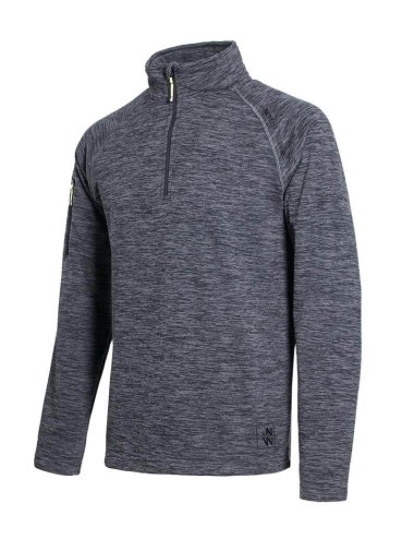 Sweat travail col montant Kyllian North Ways cotepro gris