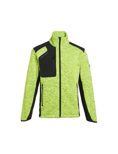 Veste travail maille molletonnee Arsenal Gris ou jaune North Ways cotepro vert