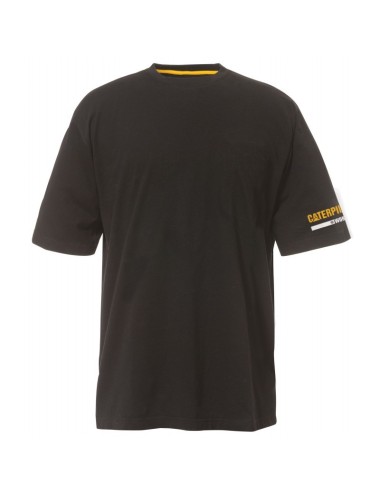 Tee shirt manches courtes essentials noir Caterpillar cotepro