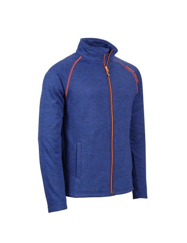 Gilet travail maille doublee polaire col montant Lenny North Ways cotepro bleu