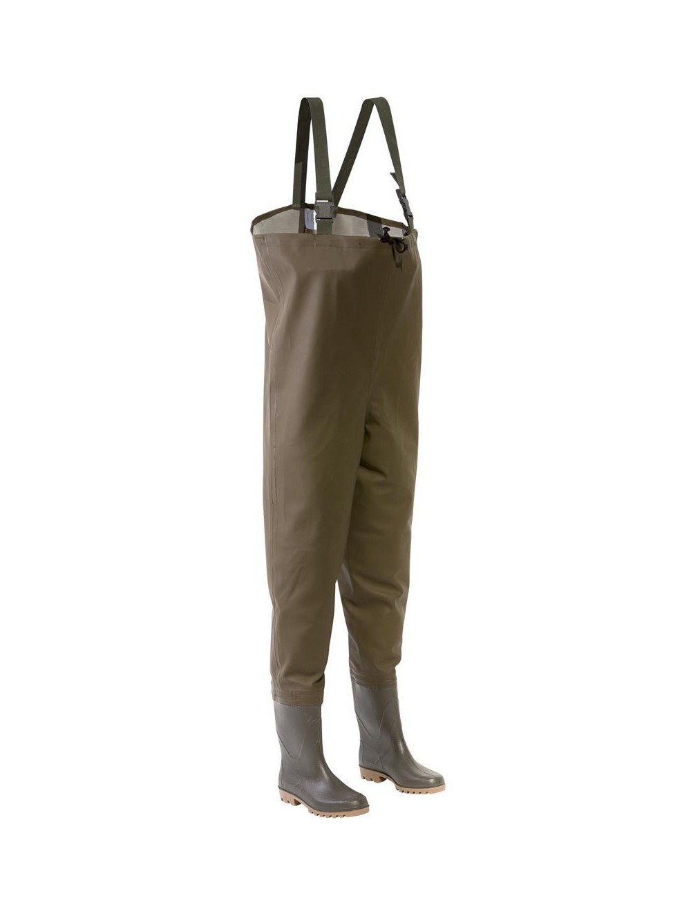 Cuissardes PVC souple bretelles Chest Wader Baudou cotepro