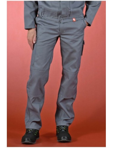 Pantalon de travail poches genoux ideal plus uni DMD cotepro
