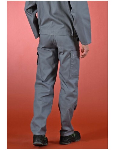 Pantalon de travail poches genoux ideal plus uni DMD cotepro