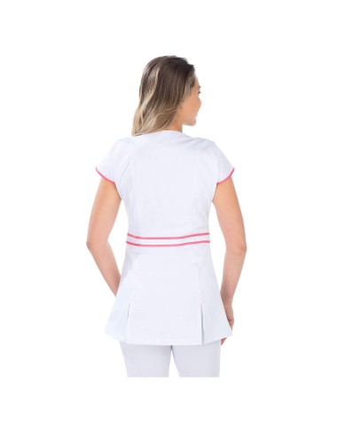 Tunique femme manches courtes Ophelie Lotus blanc vue 1 cotepro.fr