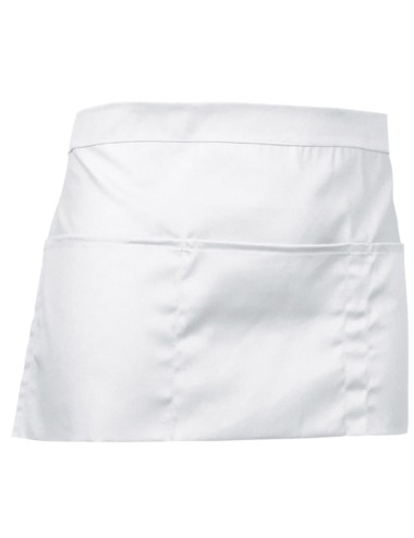 Tablier court barman polycoton Coffee cotepro blanc