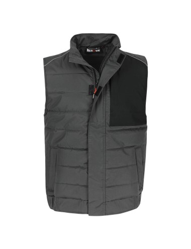 Gilet bodywarmer ripstop multipoches Diomedes Herock gris vue 1 cotepro.fr