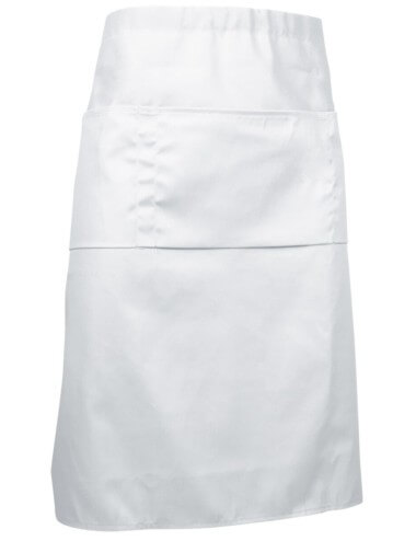 Tablier bistro polycoton cabernet basic cotepro blanc