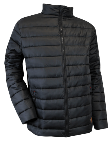 Doudoune homme matelasse piment cayenne LMA noir cotepro.fr
