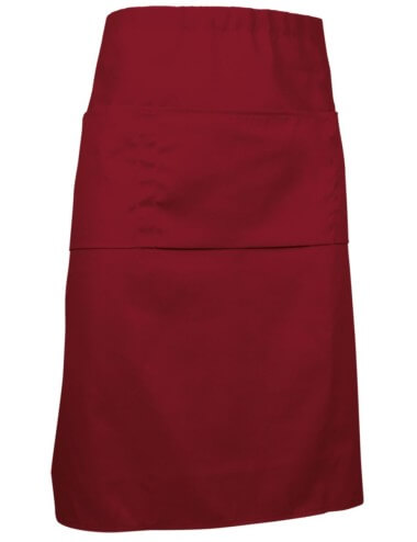 Tablier bistro polycoton cabernet basic cotepro bordeaux