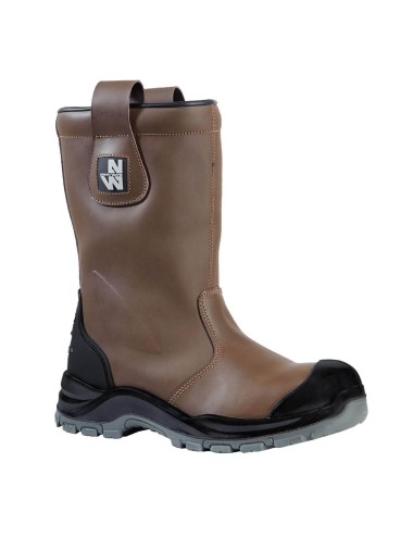Botte securite cuir S3 embout pare pierre Joe North Ways cotepro.fr